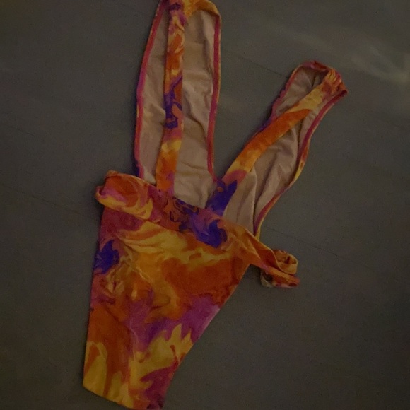 Custom made tie dye retro bikini monokini - Picture 2 of 2